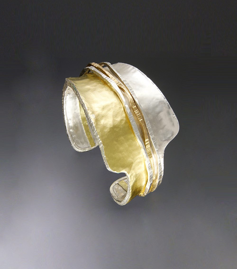Asymmetrical Cuff Wide by Sana Doumet