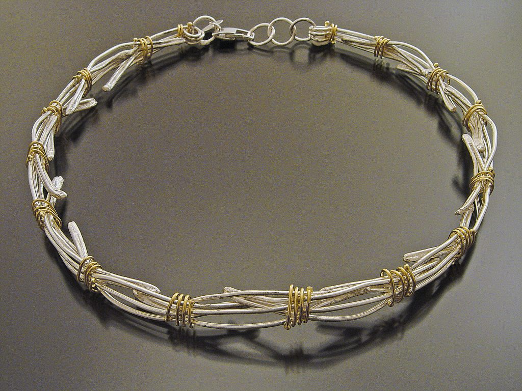 Birds Nest collection — handmade silver necklace by Sana Doumet