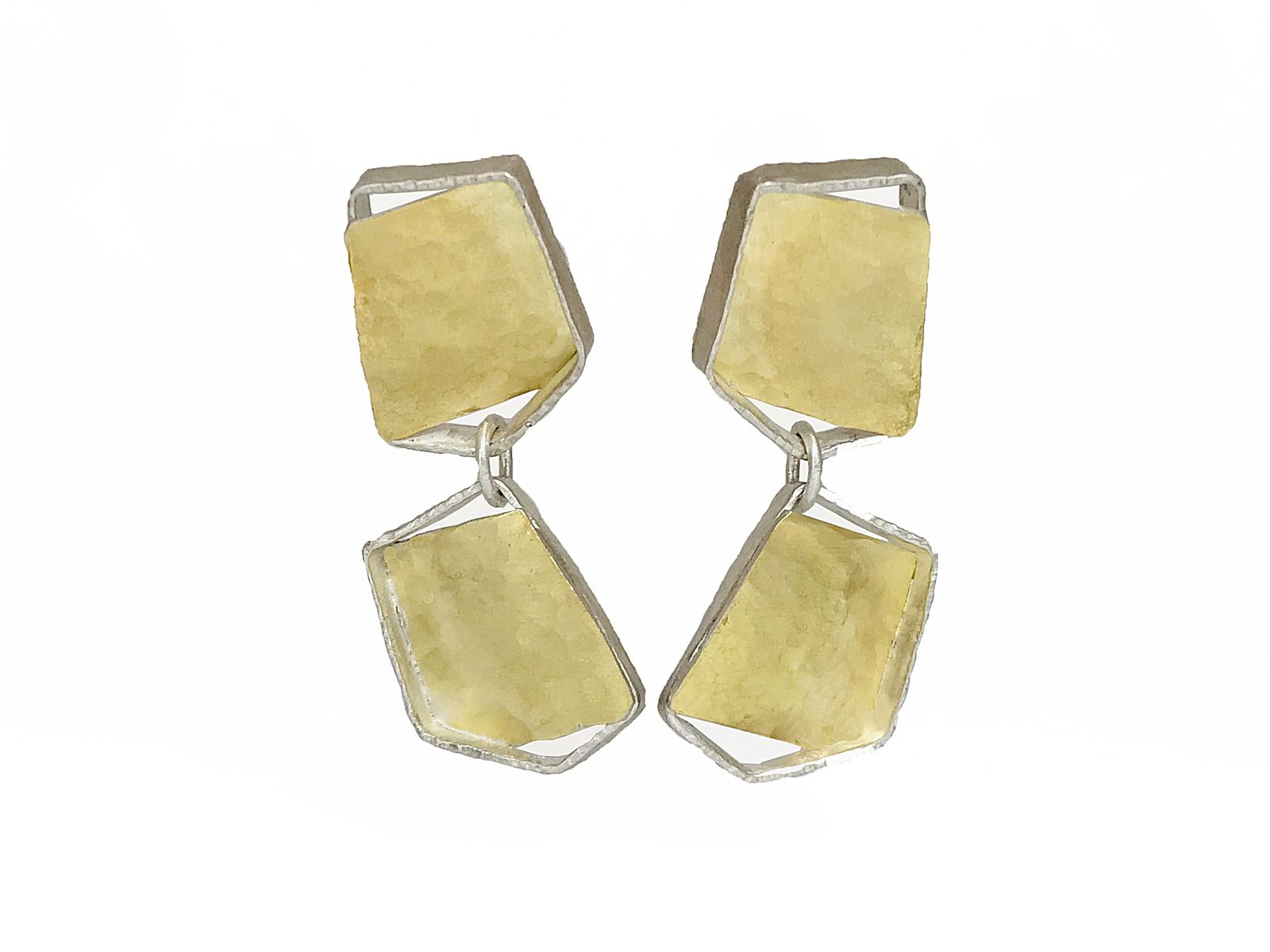 Bouncing Links Earrings Large by Sana Doumet