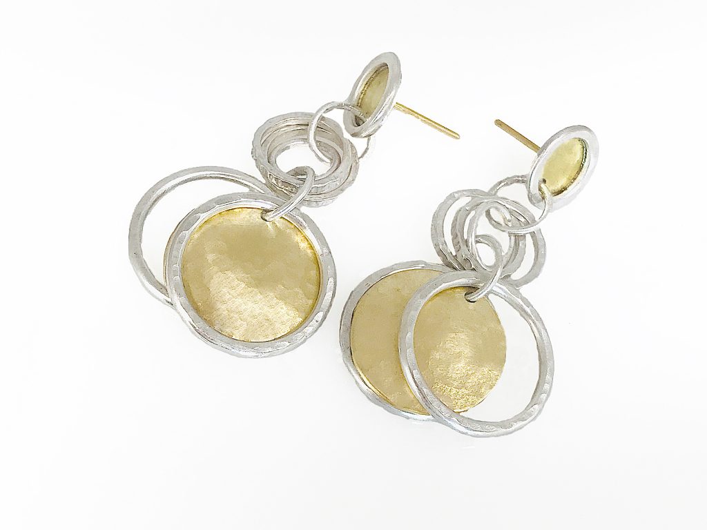 Circle Earrings by Sana Doumet