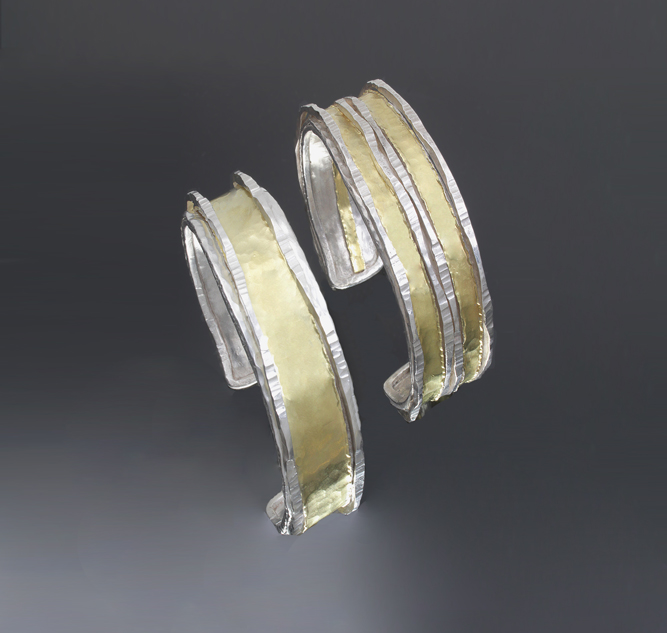 Cuff Narrow 1 and Cuff Narrow 2 by Sana Doumet