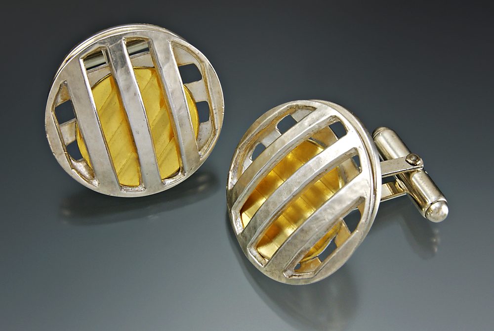 Pick-A-Boo Cufflinks by Sana Doumet