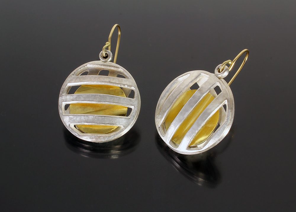 Pick-A-Boo Earrings (Large) by Sana Doumet