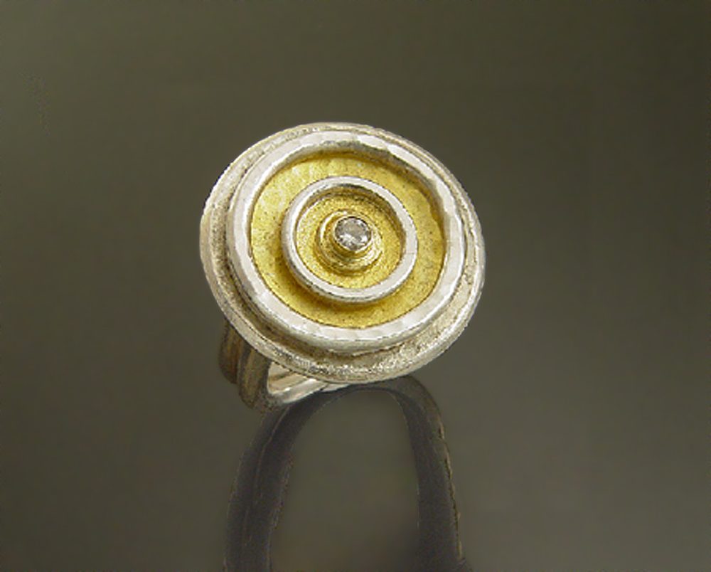 Sunrise Diamond Ring by Sana Doumet