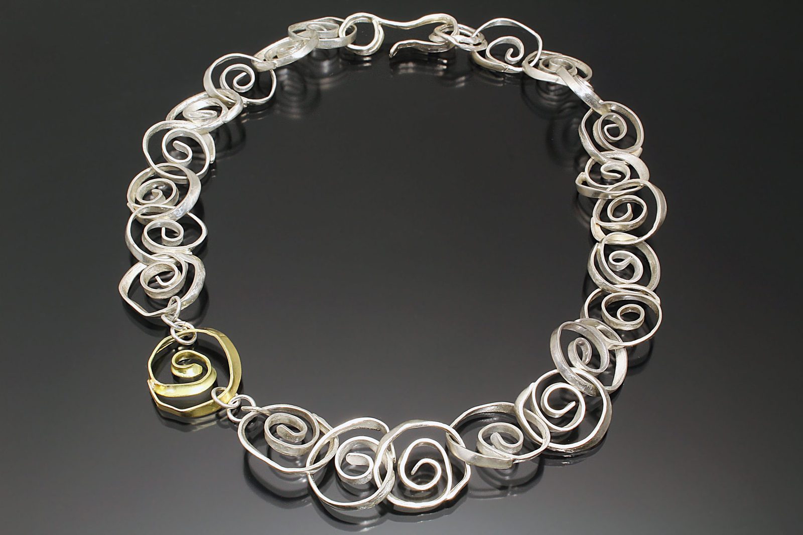 Twirly Necklace II by Sana Doumet