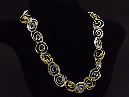 Twirly Necklace by Sana Doumet